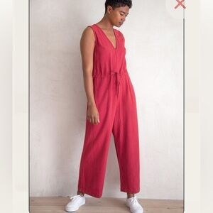 Ali Golden Red Jumpsuit - XS